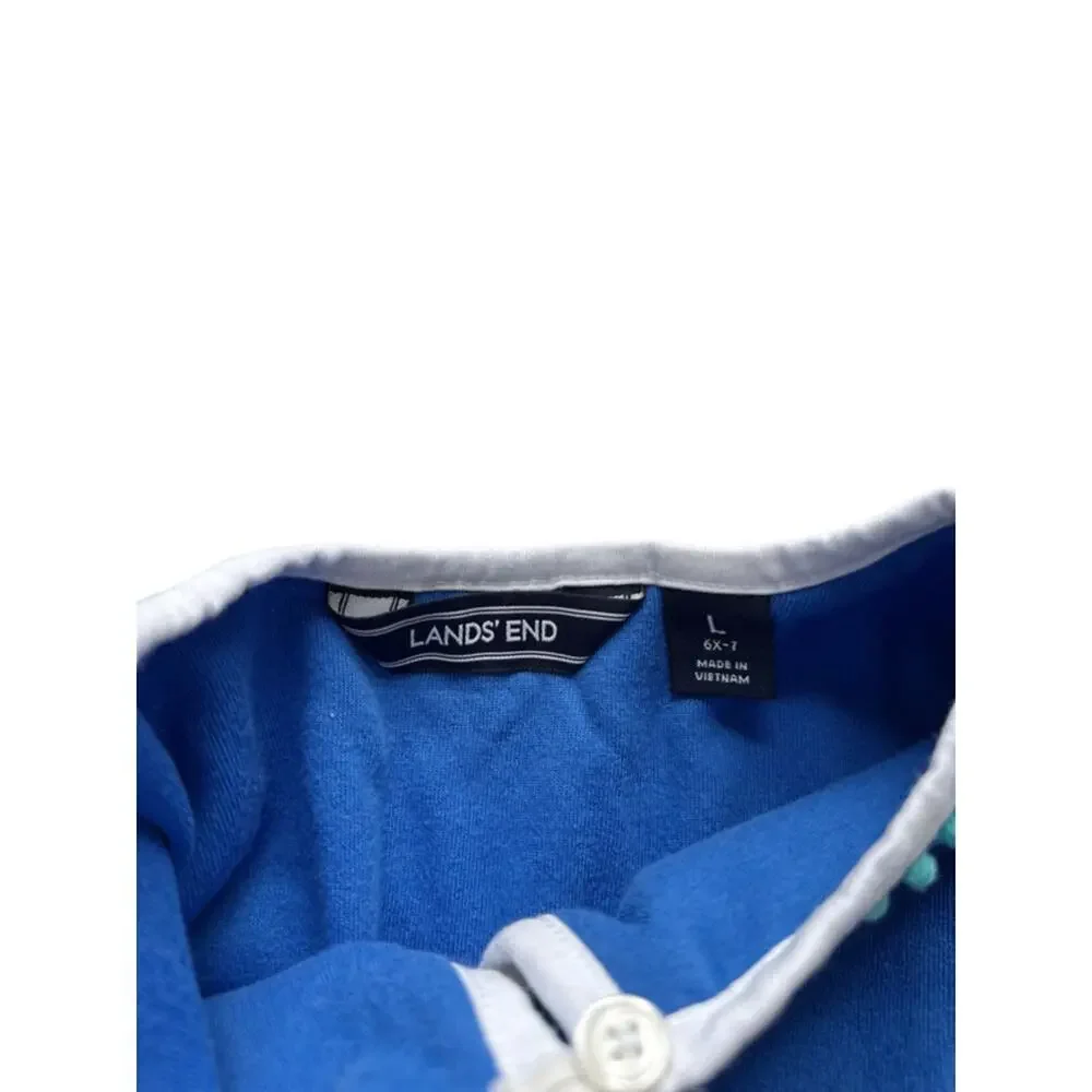 Lands' End Terry Swim Cover Size 6x-7